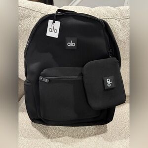 ALO Yoga Black Backpack with Pouch